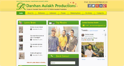 Desktop Screenshot of darshanaulakhproductions.com